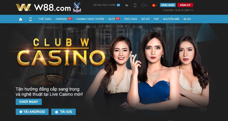 Nhà Cái W88mp Live Casino Online